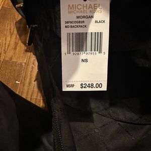 Michael Kors Backpack. Leopard Black print